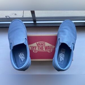 Vans Classic Blue Slip-On Sneakers